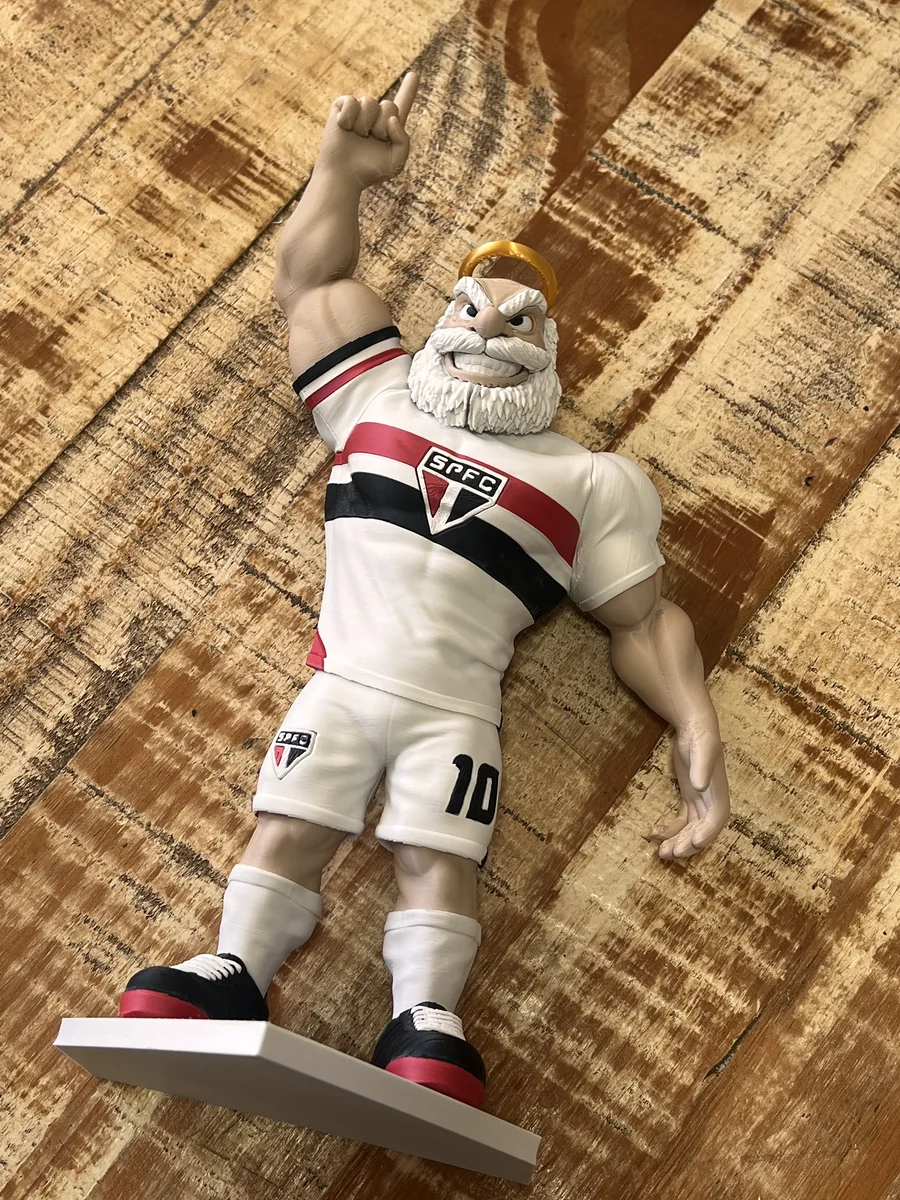Santo Paulo SPFC produzido em impressão 3D personalizada